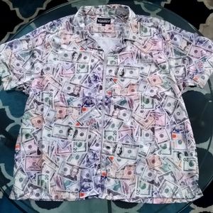 Graphic Button Shirt